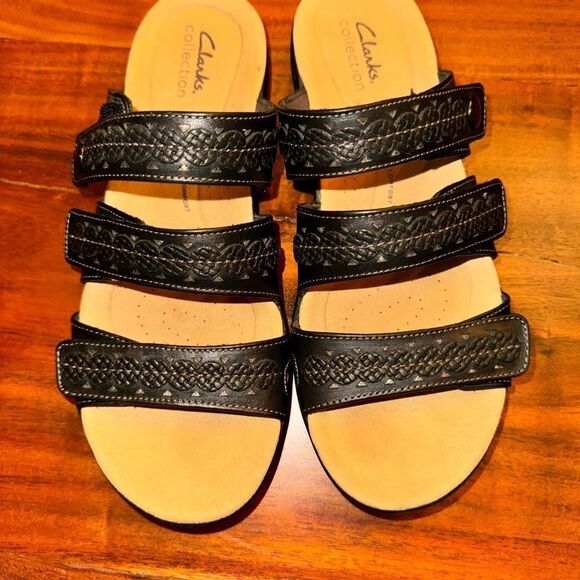 Clarks Lauriann Cove Black sz 8 - Picture 1 of 8